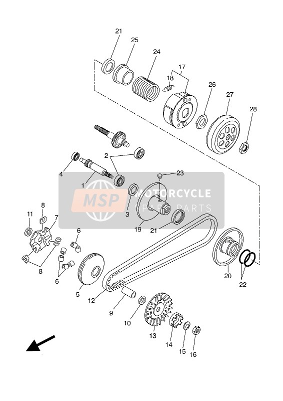 90201133M800, Rondelle,  Plate, Yamaha, 0